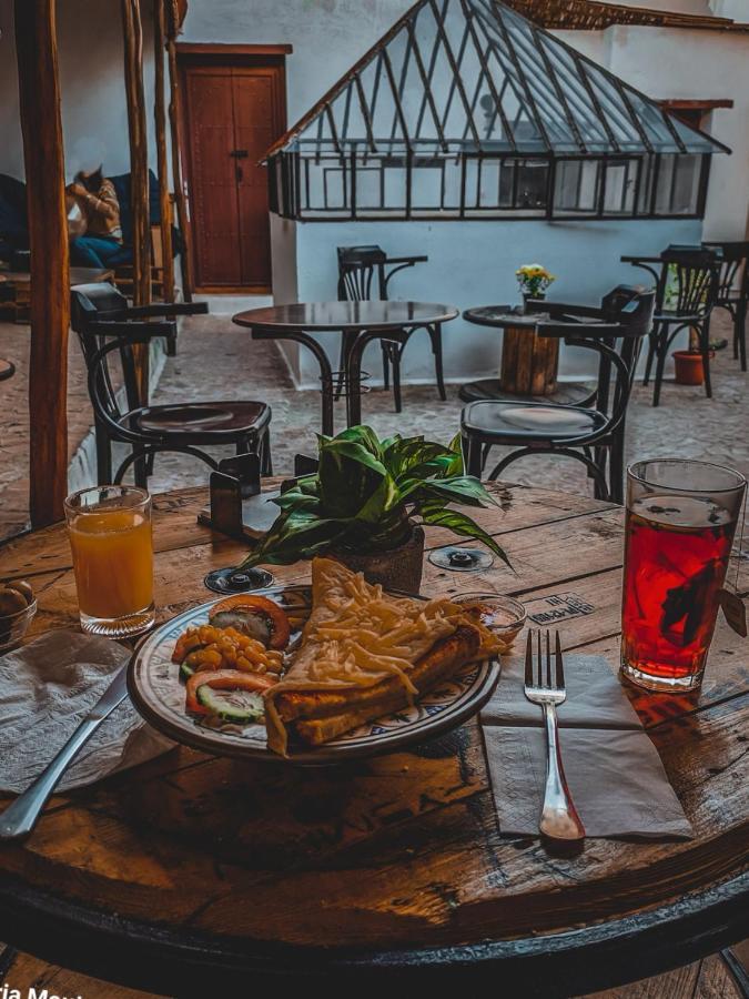 Riad & Cafe Culturel Bab El Fan Tétouan Exteriör bild